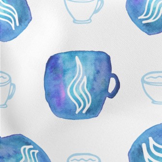 Gradient Cup Hot Tea Lightweight Cotton Poplin
