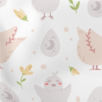 Excited Dancing Chick Lightweight Cotton Poplin
