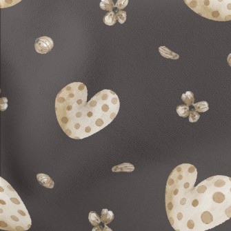 Retro Dots Of Love Lightweight Cotton Poplin