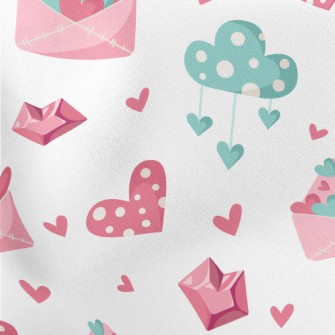 A Letter Full Of Love Lightweight Cotton Poplin