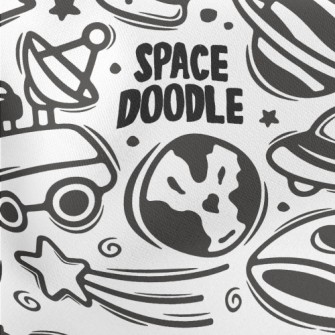 Outer Space Travelogue Lightweight Cotton Poplin