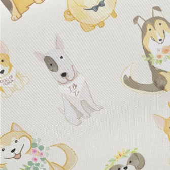 Wedding Gentleman Dog Midweight Cotton Poplin