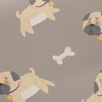 Proud Pug Midweight Cotton Poplin