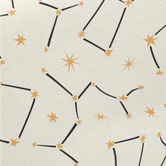 Stars Connected Into Constella Midweight Cotton Poplin