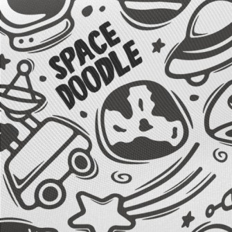 Outer Space Travelogue Midweight Cotton Poplin