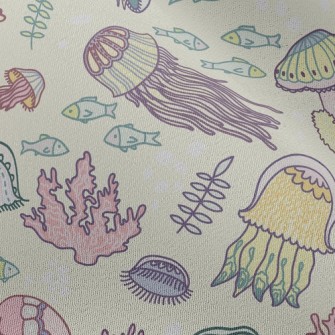 Gorgeous Fantasy Jellyfish Chiffon