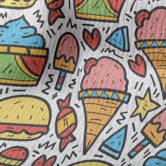 Cartoon Colorful Ice Cream Terry