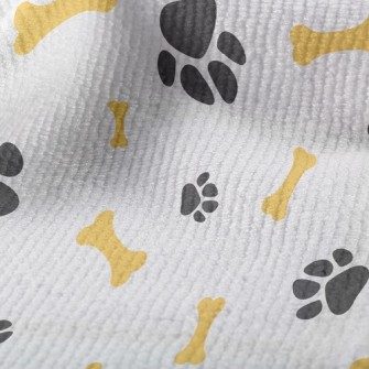Cute Dog Paw Dog Bone Terry