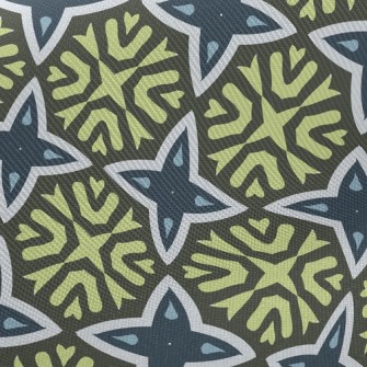 Flower Shape Splicing Cross Sh Twill