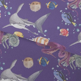 Fierce Creatures Under The Sea Waterproof Oxford