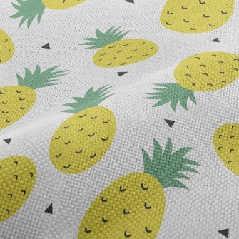 Pretty Plump Pineapple Performance Linen