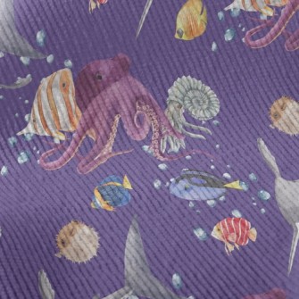 Fierce Creatures Under The Sea Standard Corduroy