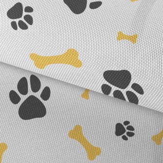Cute Dog Paw Dog Bone Waterproof Oxford