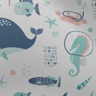 Lantern Fish Stingray Turtle Chiffon