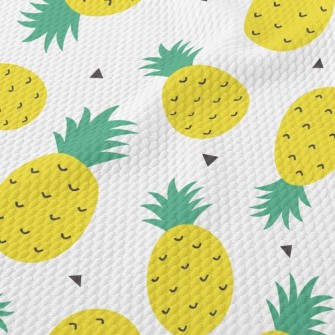 Pretty Plump Pineapple Birdseye Piqué