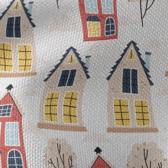 European Style Town House Waterproof Canvas