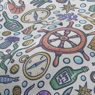 Mysterious Underwater Treasure Performance Linen