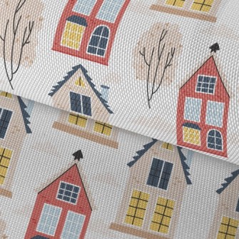 European Style Town House Waterproof Oxford