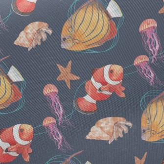 Clown Fish Hermit Crab Jellyfi Twill