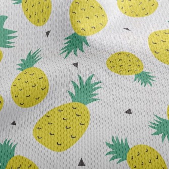 Pretty Plump Pineapple Athletic Mesh Flat Back