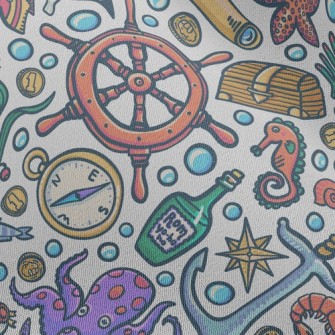 Mysterious Underwater Treasure Chiffon