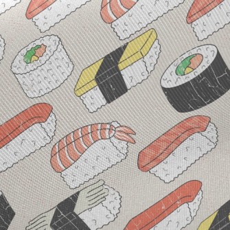 Seafood Japanese Nigiri Sushi Twill