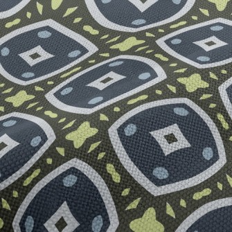 Geometry Mosaic Blocks Performance Linen