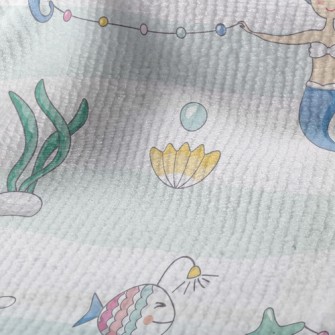 Mermaid Princess And Sea Creat Terry
