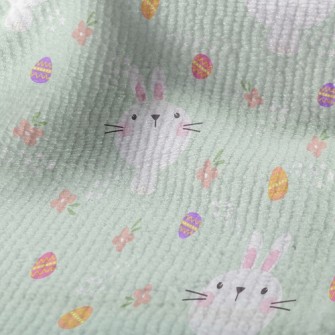 Playful White Rabbit Painted E Terry