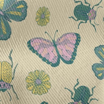 Butterfly Flower Beetle Standard Corduroy