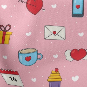Love Valentine&#39;s Day Stretch Ponte