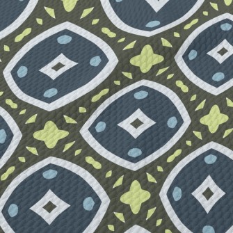 Geometry Mosaic Blocks Birdseye Piqué