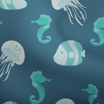 Cute Jellyfish Seahorse Fish Dobby