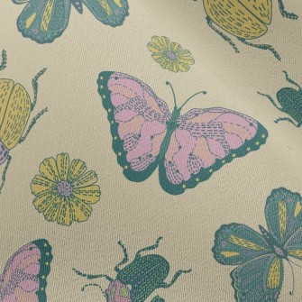 Butterfly Flower Beetle Chiffon