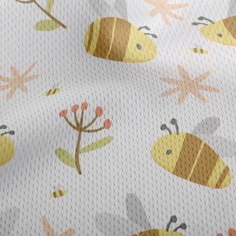 Garden Shuttle Bee Athletic Mesh Flat Back