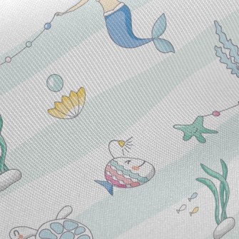 Mermaid Princess And Sea Creat Twill