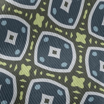 Geometry Mosaic Blocks Standard Corduroy