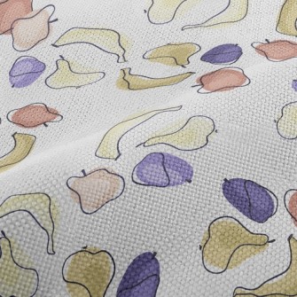 Abstract Lines Banana Performance Linen
