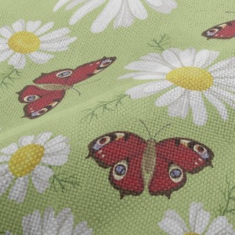 Bright Beautiful Butterfly Performance Linen