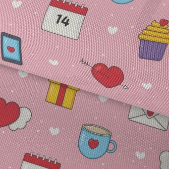 Love Valentine&#39;s Day Waterproof Oxford
