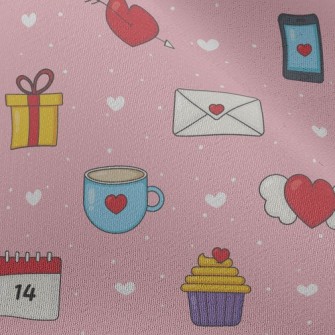 Love Valentine&#39;s Day Chiffon