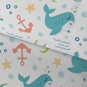 Leisurely Swimming With Sharks Waterproof Oxford