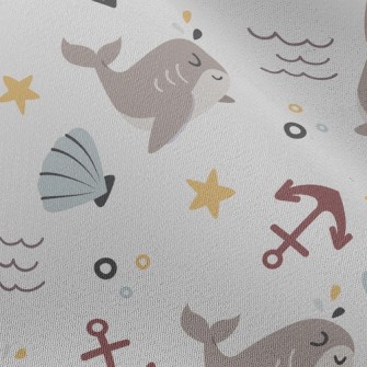 Shark Shell Anchor Chiffon