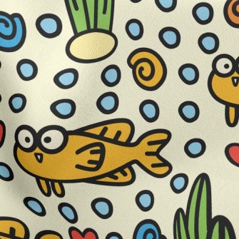 Funny Little Fish With Big Eye Stretch Ponte
