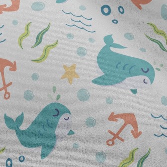Leisurely Swimming With Sharks Chiffon