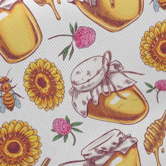 Bees Collecting Honey Twill