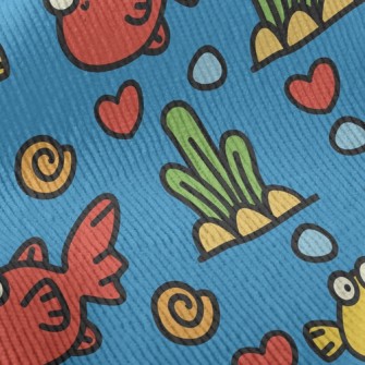 Surprised Bicolor Fish Standard Corduroy