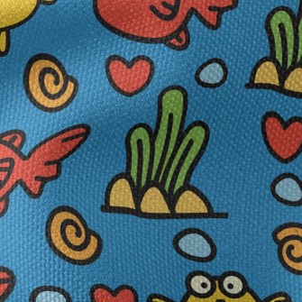 Surprised Bicolor Fish Waterproof Canvas