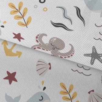 Funny Pouty Octopus Waterproof Oxford