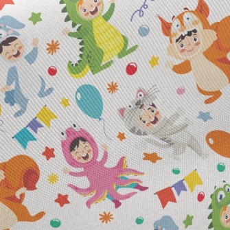 Dress Up Animal Party Twill